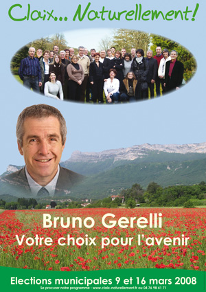 L'affiche de campagne de Claix Naturellement - Cliquez pour l'agrandir