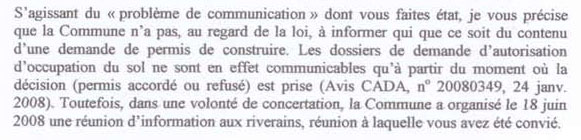 Extrait du courrier de Gérard Clot Godard