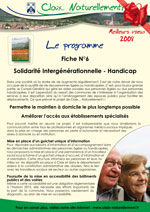 Fiche N°6 - Solidarité intergénérationnelle - Handicap - recto