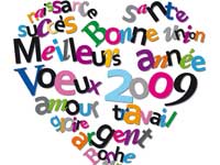 Je vous souhaite une bonne année 2009