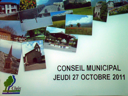 Conseil municipal de Claix du 27 octobre 2011,  le logement social en question