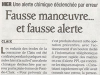 Les enseignements d’une fausse alerte