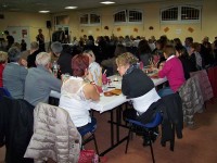 Les participants à la soirée beaujolais de Claix Naturellement