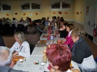 Les participants à la soirée beaujolais de Claix Naturellement