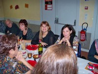 Les participants à la soirée beaujolais de Claix Naturellement