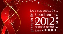 Carte de voeux nouvelle année 2012 Carte de voeux nouvelle année 2012